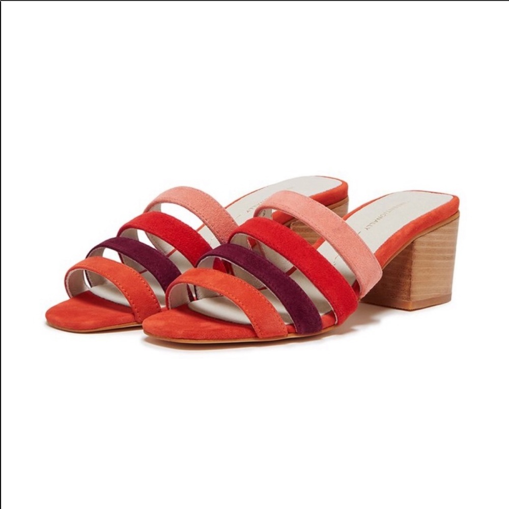 Intentionally Blank Ombré Mules